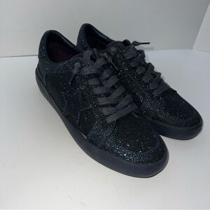 Vintage Havana Kara Sneakers Glitter Low Top Navy Blue
